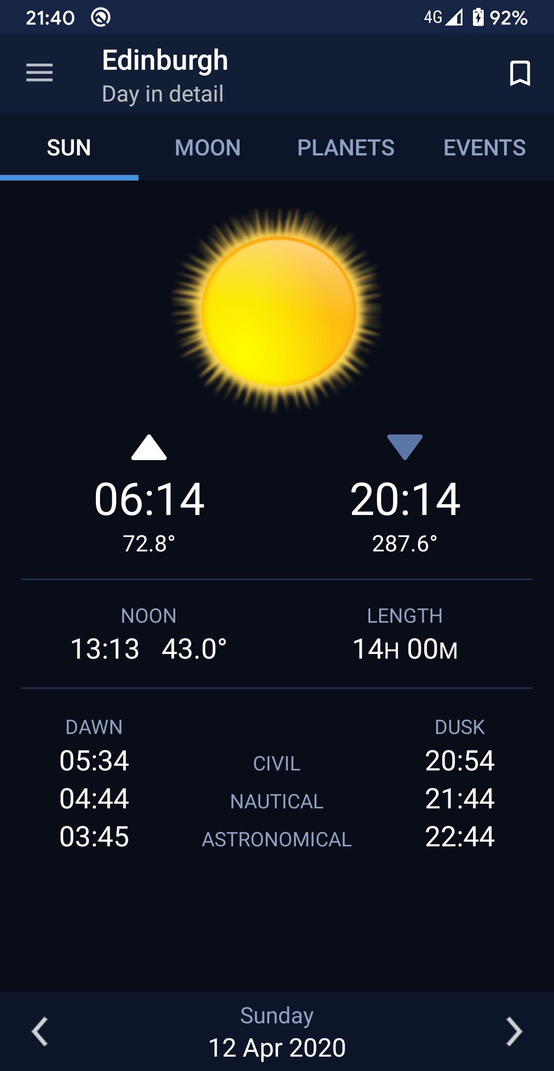 Sundroid