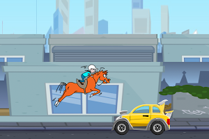 Spooky Jumpy Horse