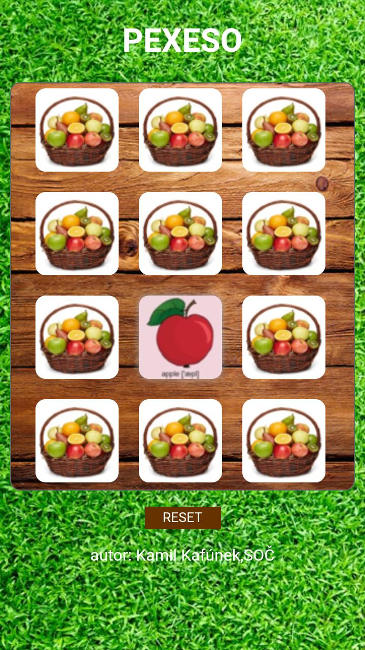 Pexeso Memory Game