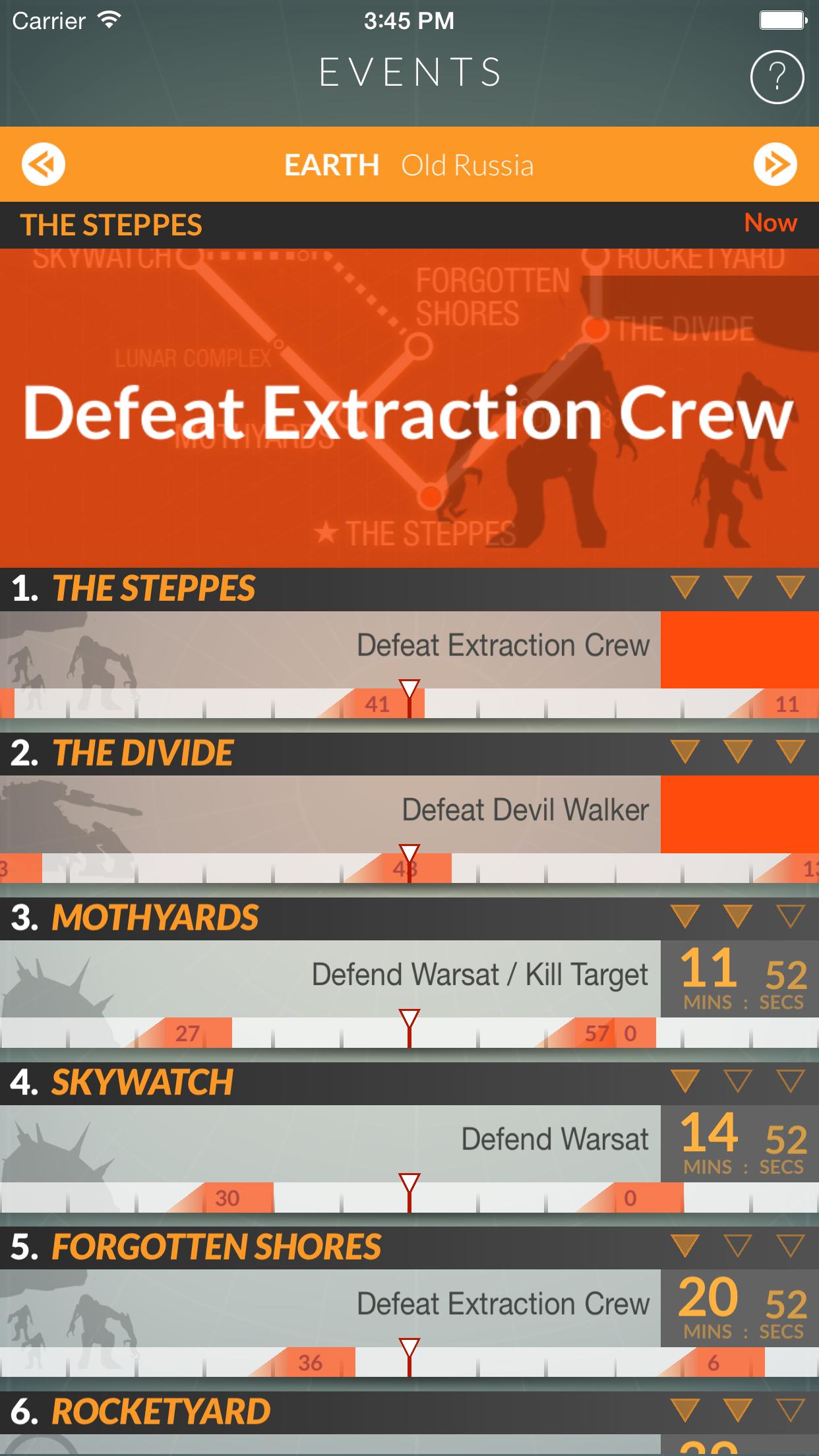 Destiny Public Events Tracker