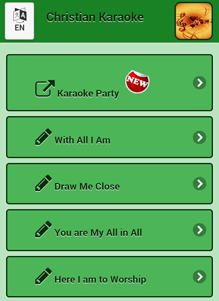 Christian Karaoke Songs