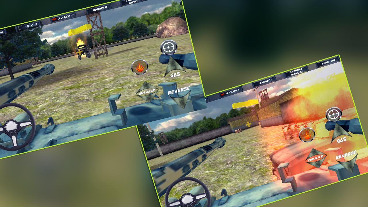 3D Tank Attack War
