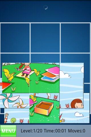 Kids Fill Puzzles