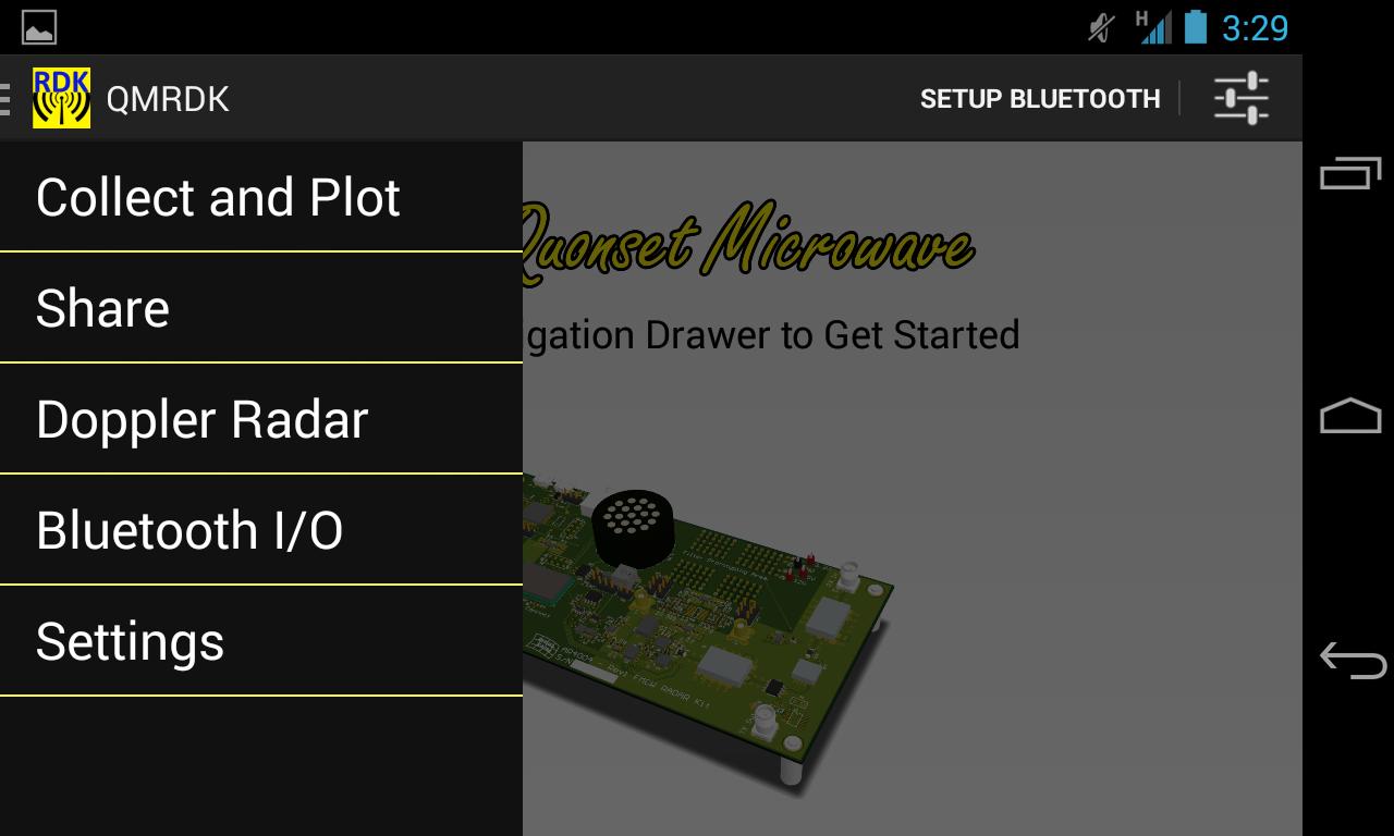 Quonset Microwave Radar App