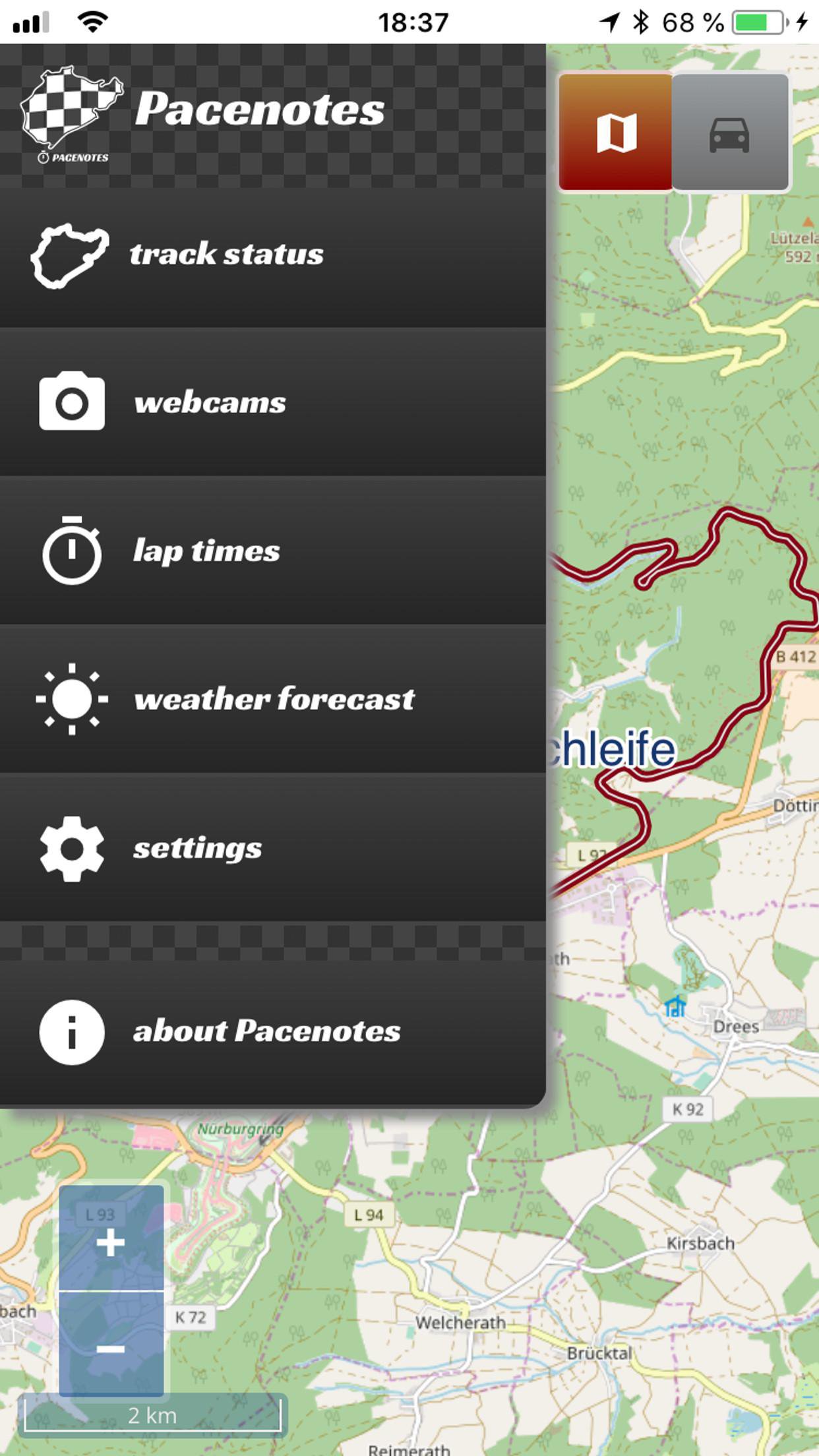 Nordschleife Pacenotes