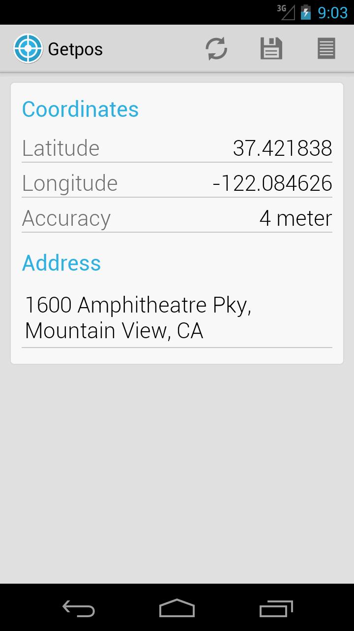 Getpos Coordinates