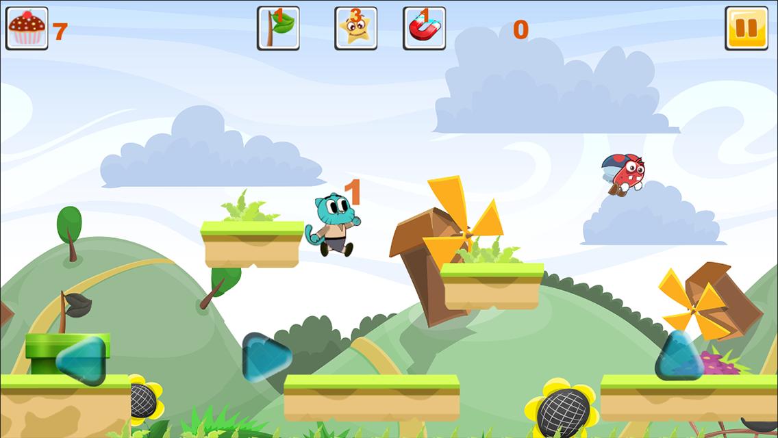 Blue Candy Gumball Adventure