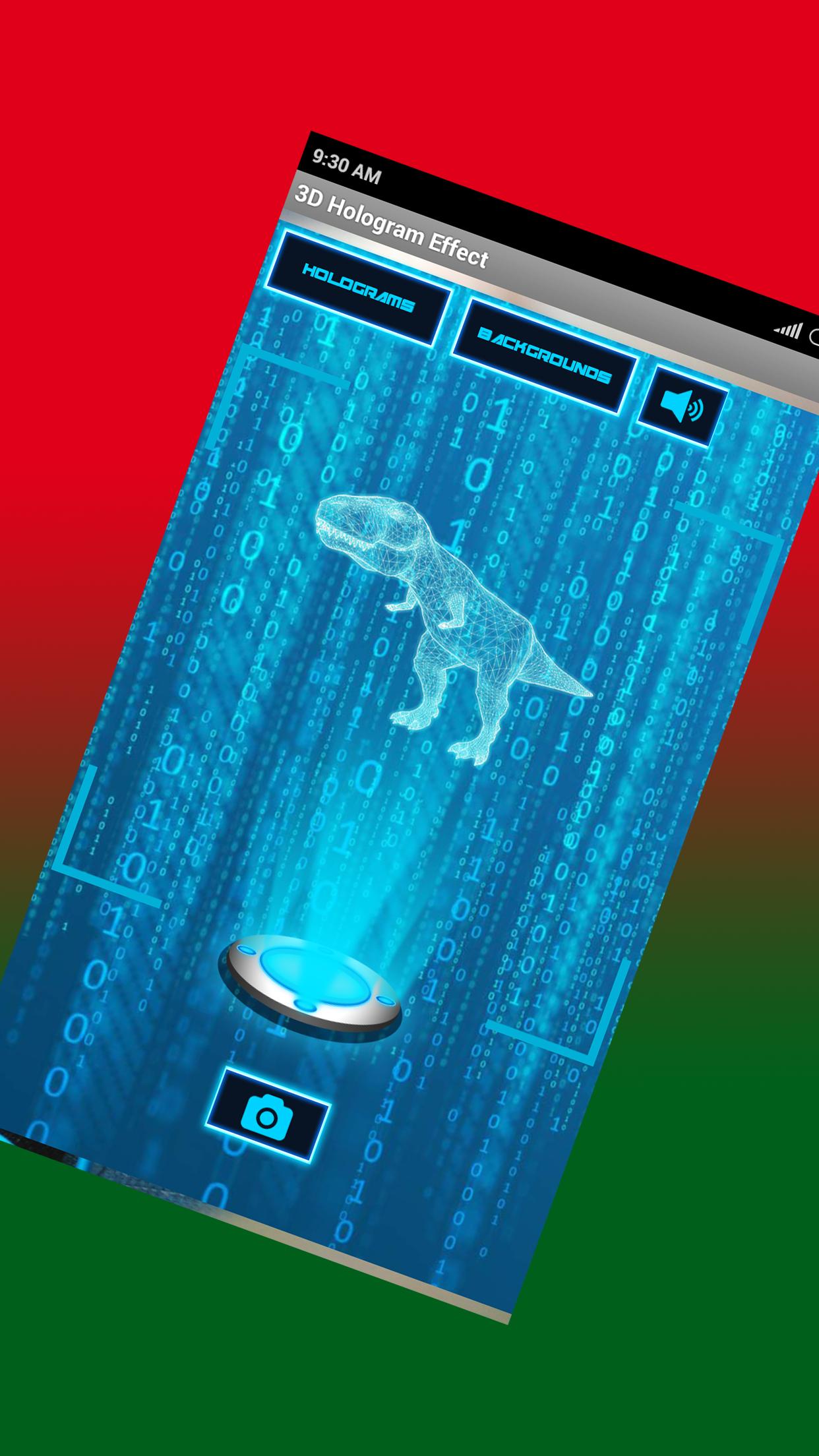 3D Hologram Effect