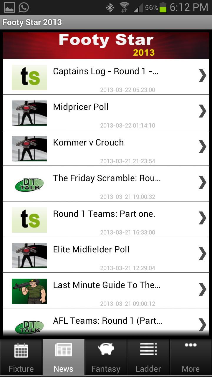 AFL Footy Star 2015