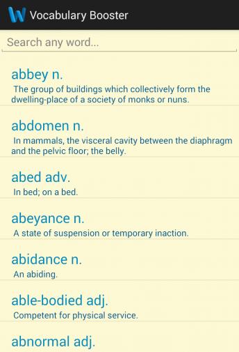 Vocabulary Booster