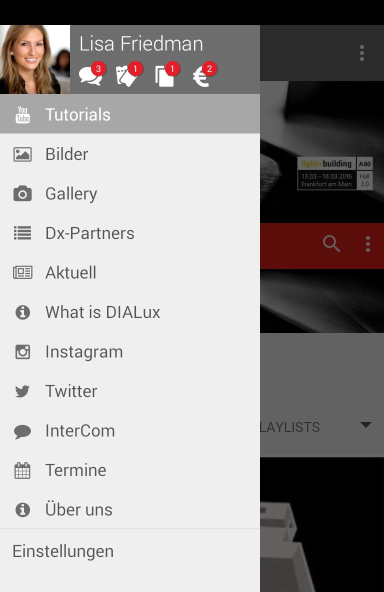 DIALux Newsapp