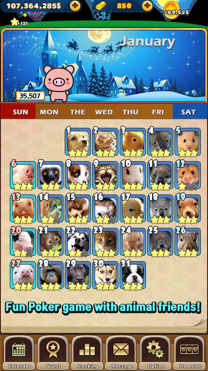 Animal battle poker
