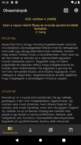 Greek Catholic Daily Gospel