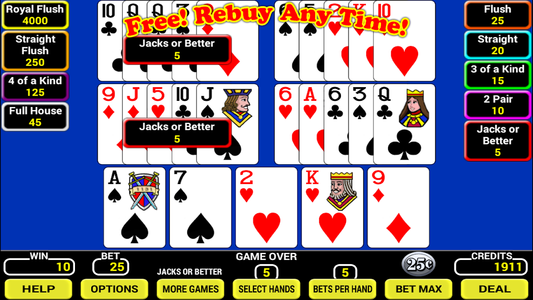 Five Play Poker