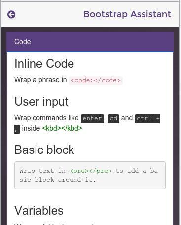 Bootstrap Assistant