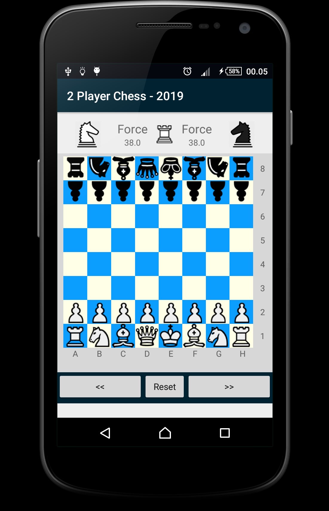 Chess for 2 (two) players