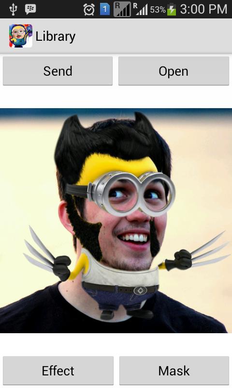 Yellow Minion Face Maker