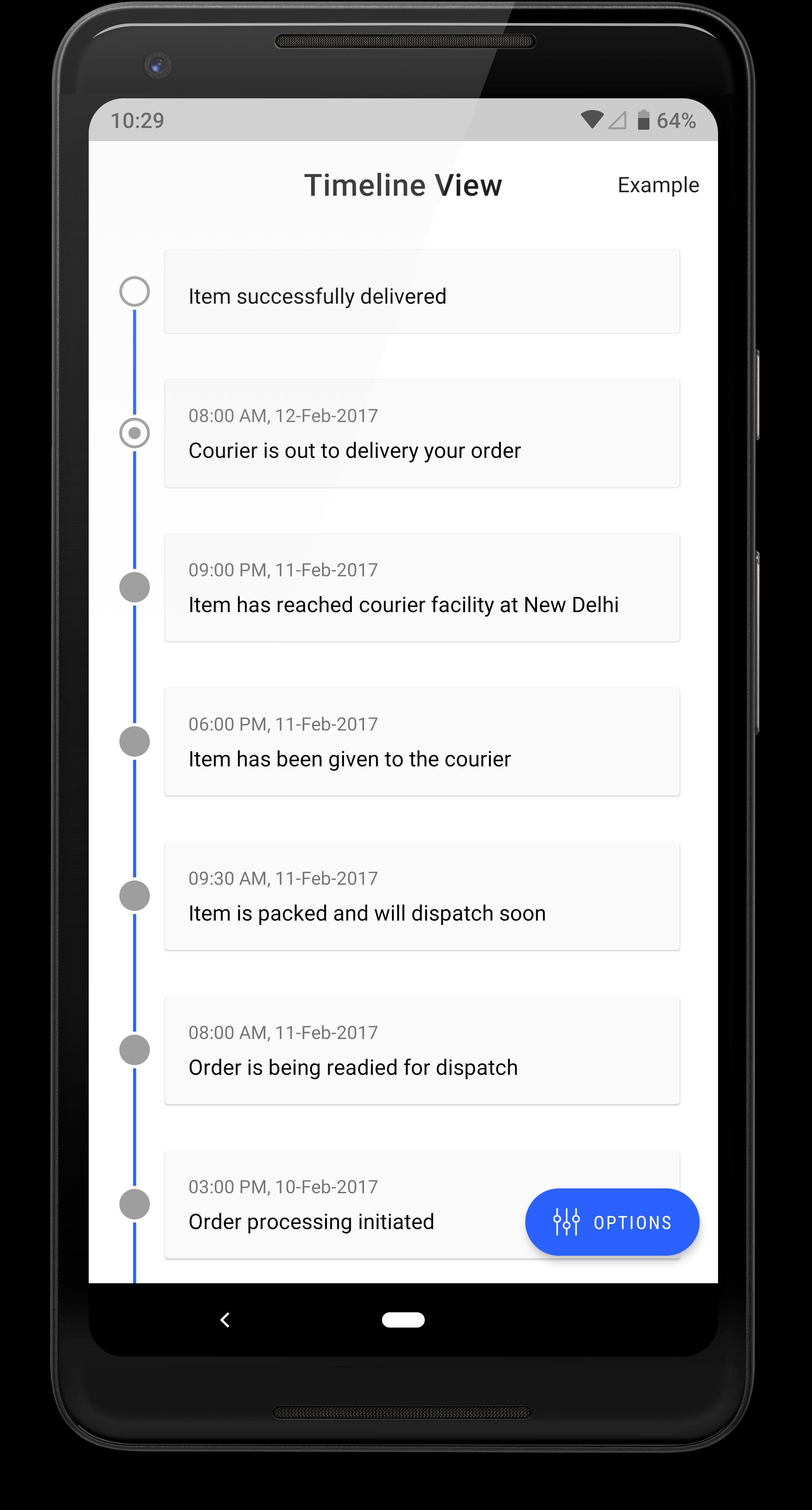 Timeline View