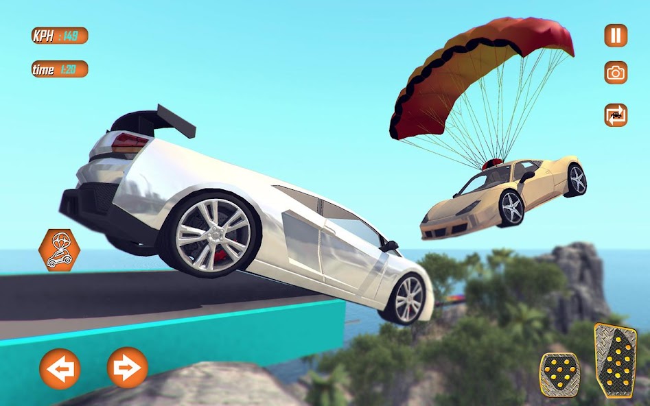 Flying Stock Car Racing Game