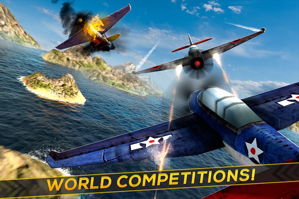 WW2 Shooting Airplane Attack