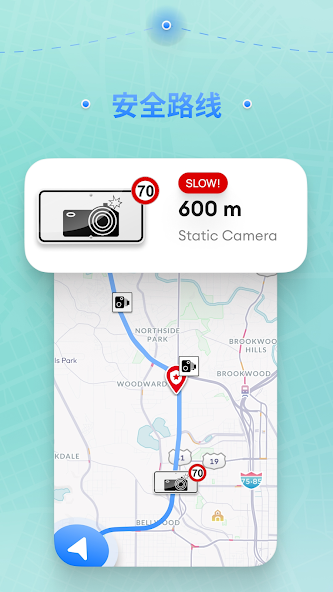 Map Drive - Radar, Speedometer
