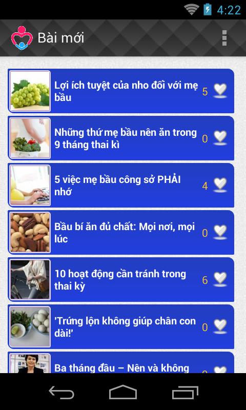 Cham soc ba bau