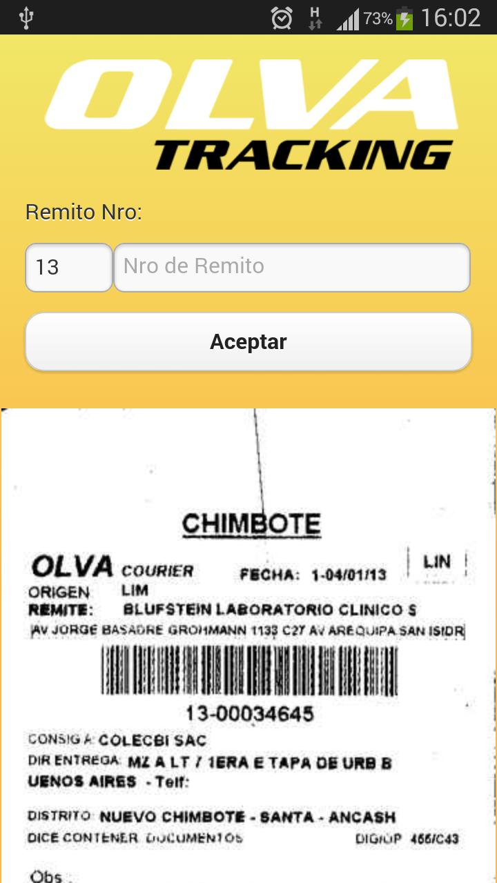Olva Tracking