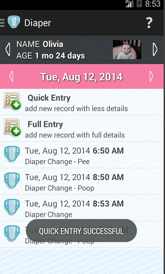 ohBaby Care Tracker