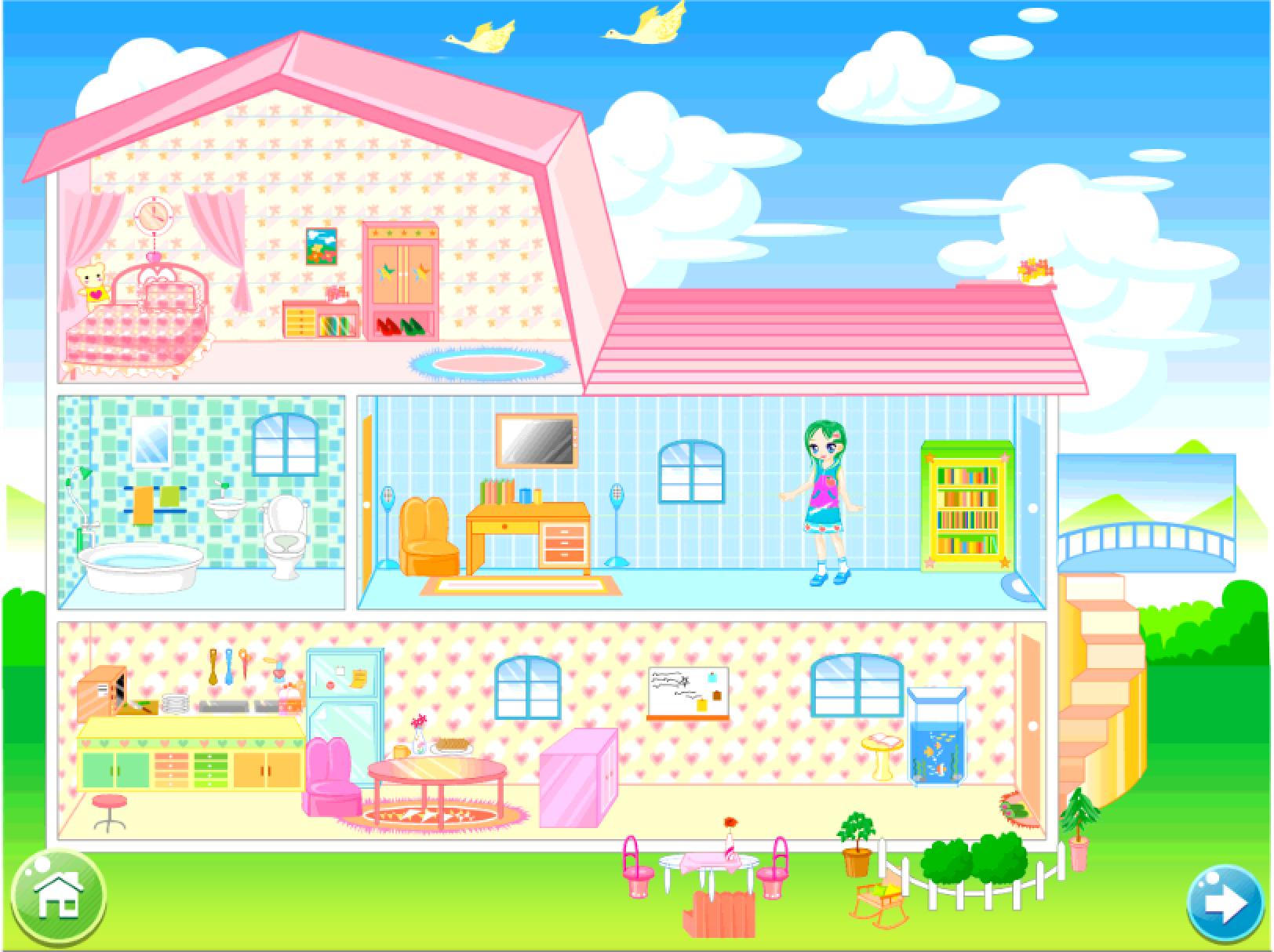 Doll House Decorating game