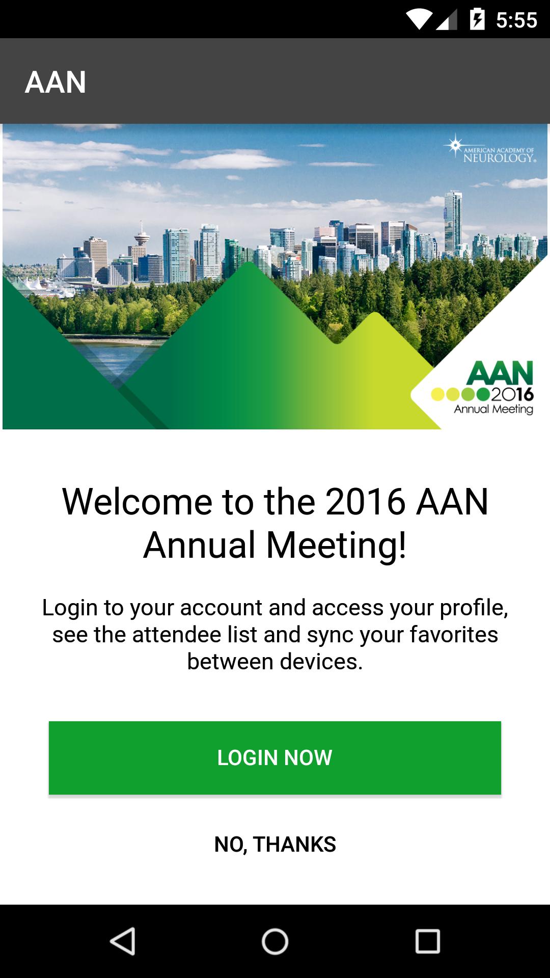 AAN AM 2016