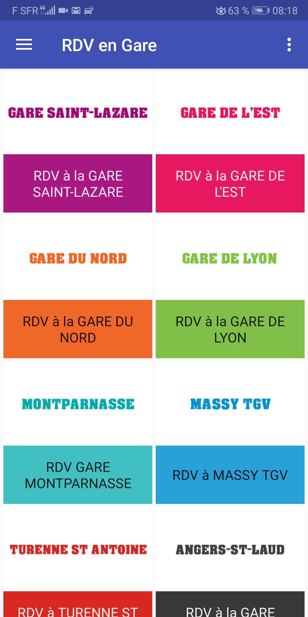 RDV en Gare