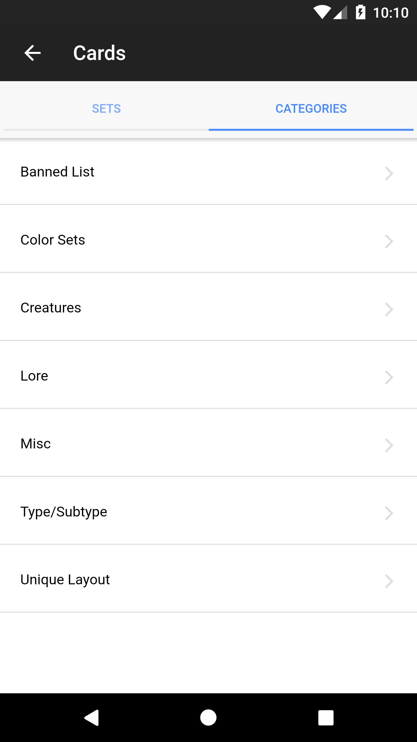 Card Viewer for MTG