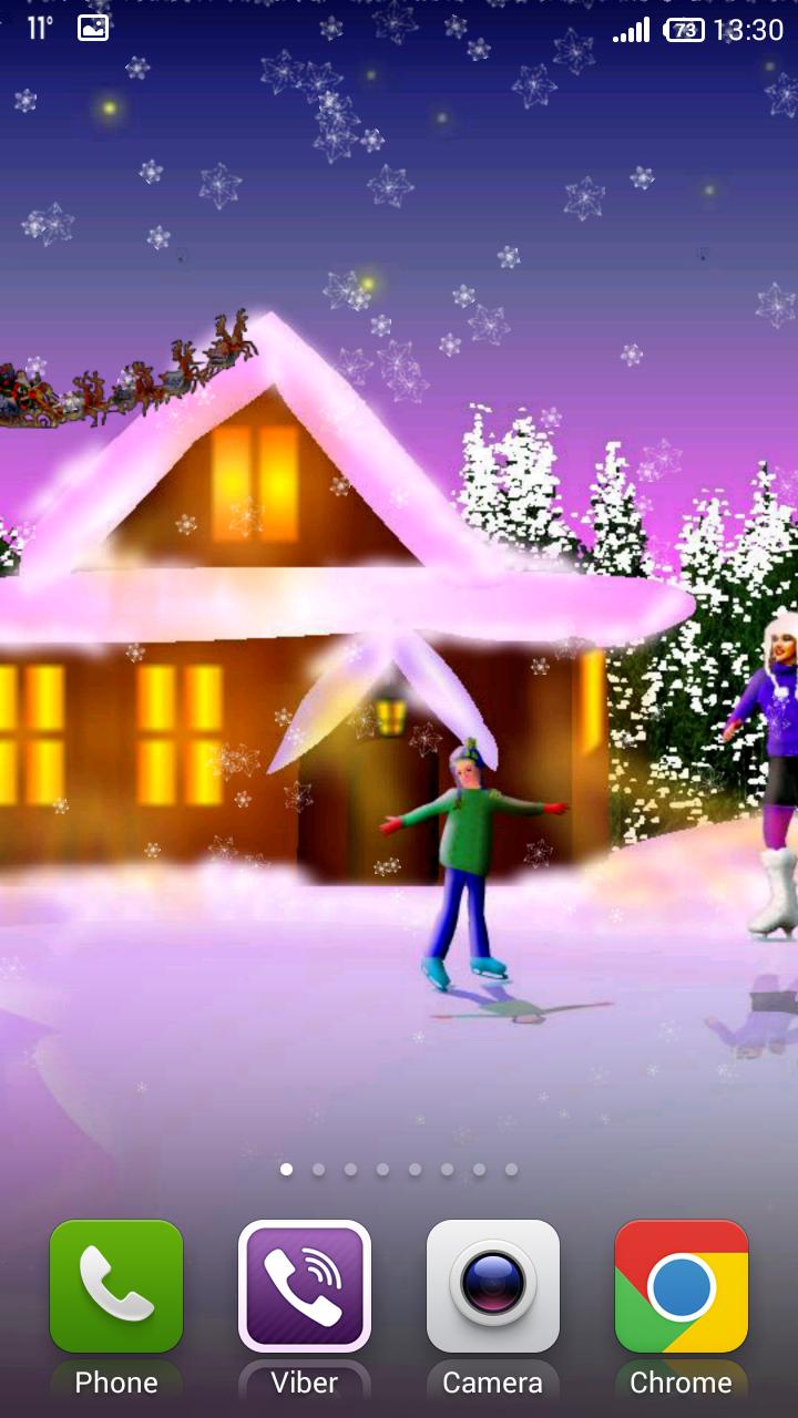 Snowy Ice Rink HD