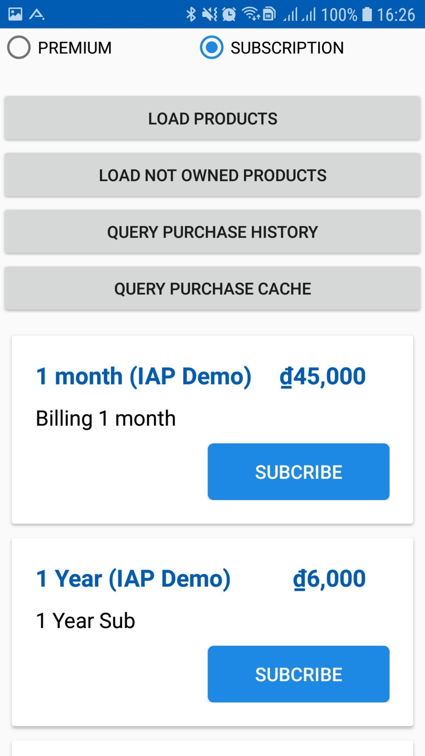 IAP Demo