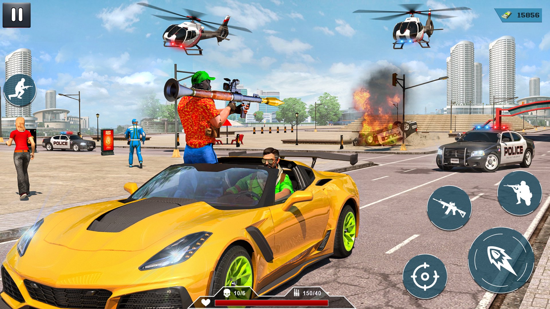 Open World Action Crime Game