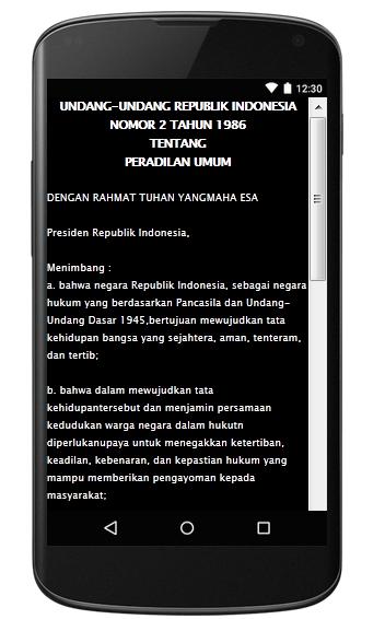 UU PERADILAN UMUM