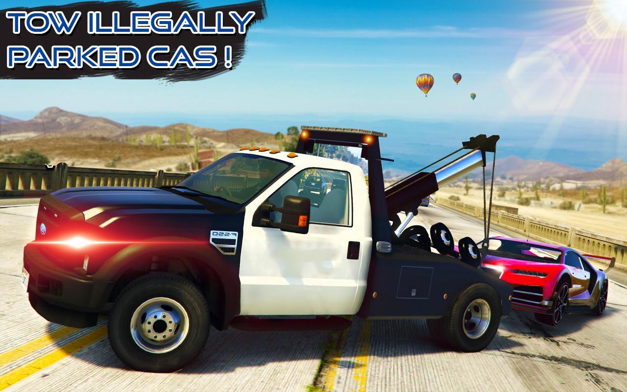 US Police Tow Truck Transport  Simulator Game 2019