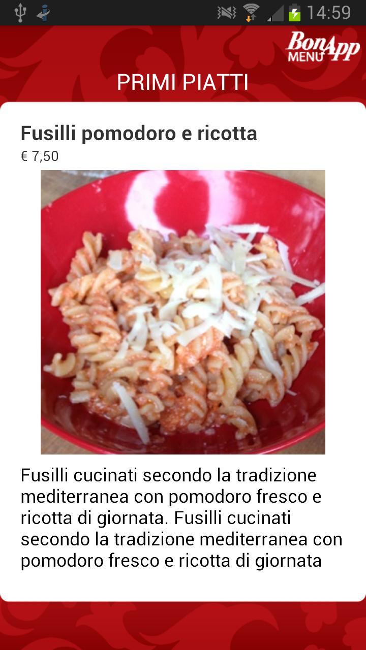 BonAppMenu