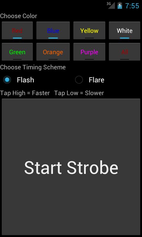 Flash 'n Flare Strobe