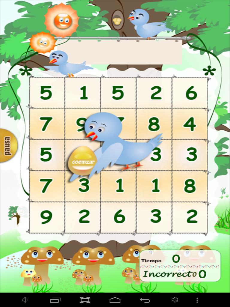 Math Bingo-spanish