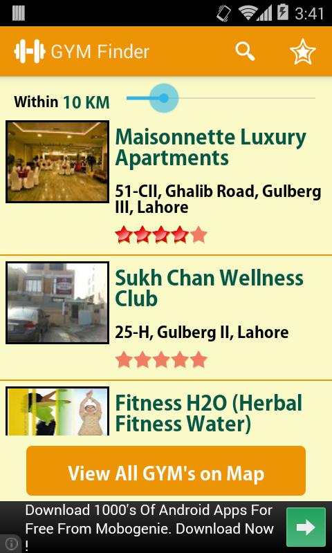 GYM Finder