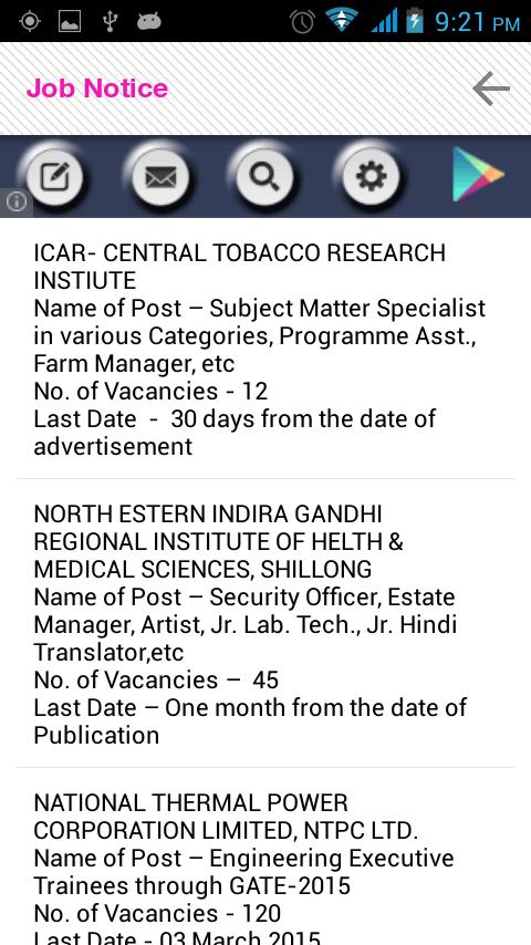 Employment Notice
