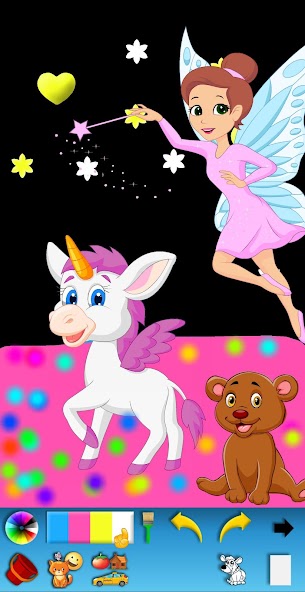 Kids paint & Coloring Book