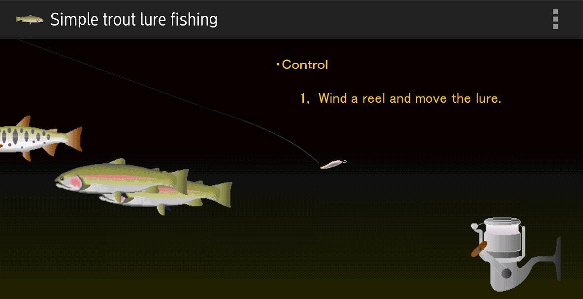 Trout lure fishing