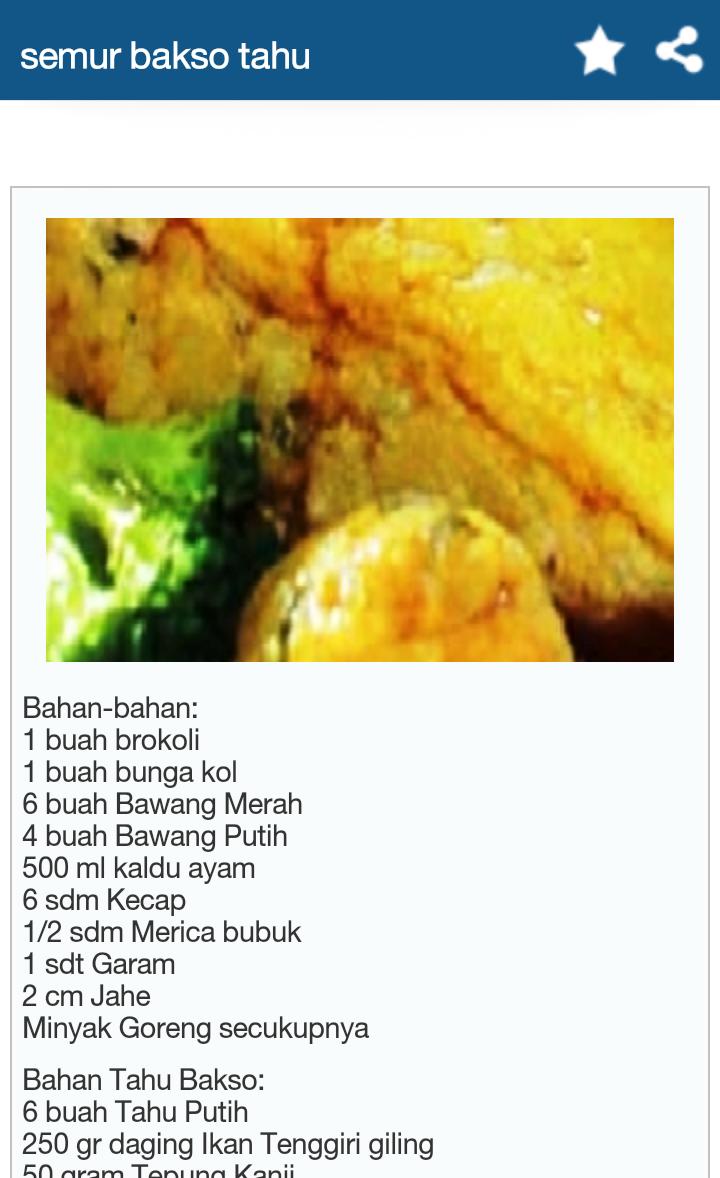 Resep Semur Pilihan