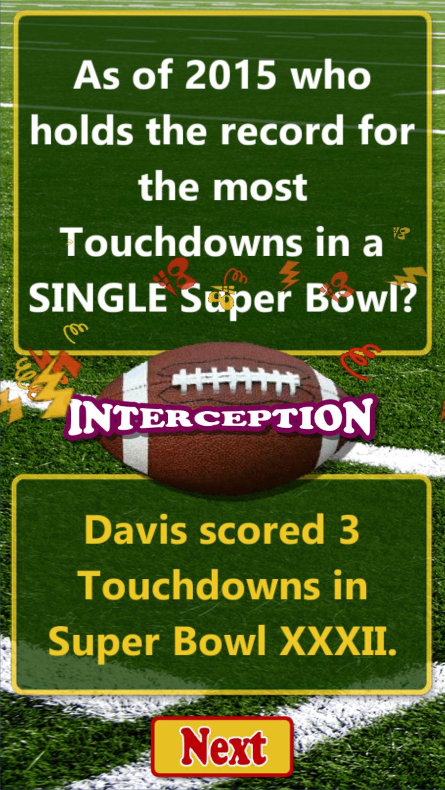 Big Game Trivia Fun