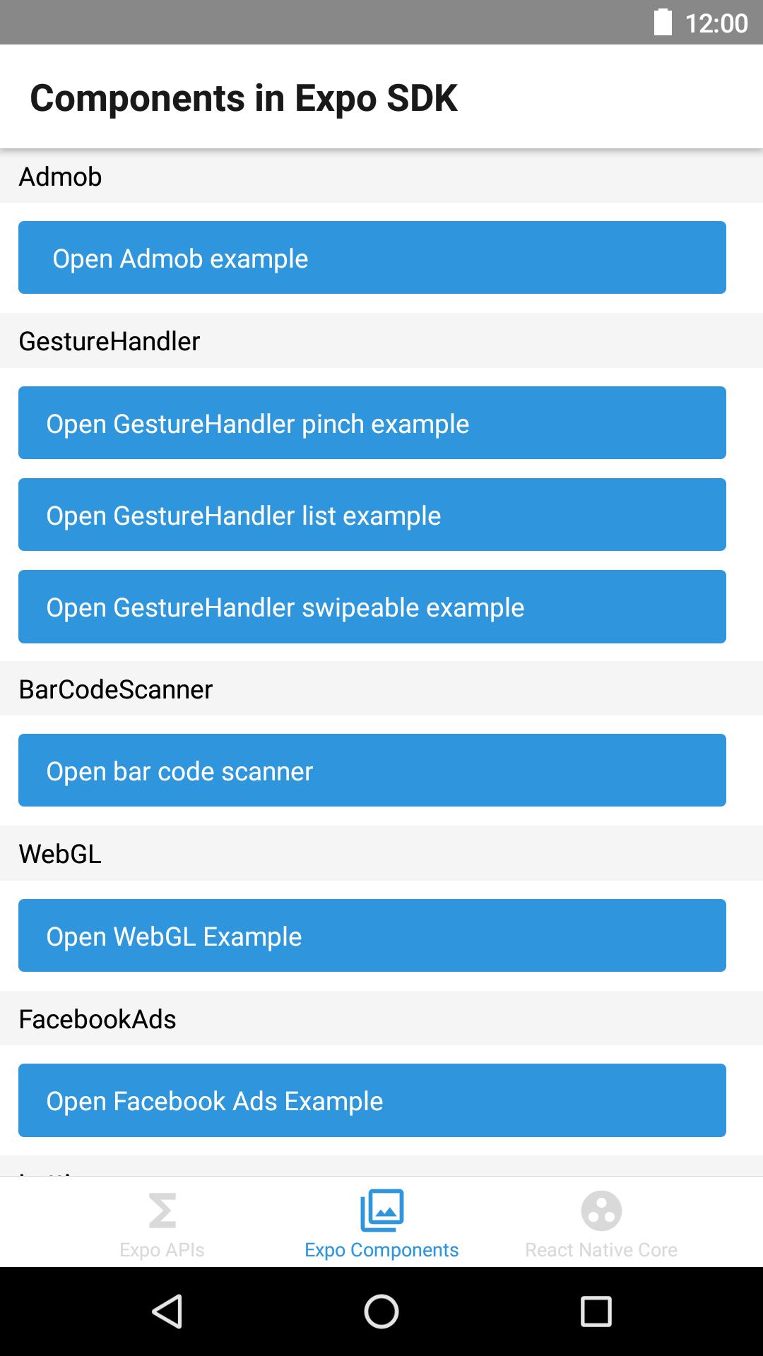 Expo APIs