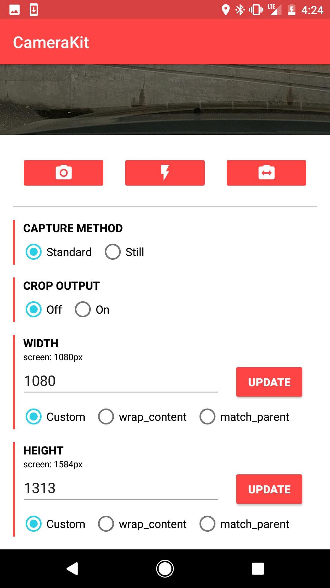CameraKit Demo
