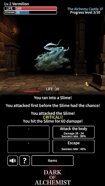 Dark of Alchemist - Dungeon Cr
