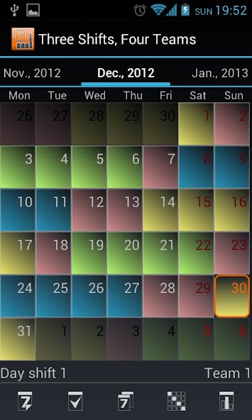 Shift Schedule